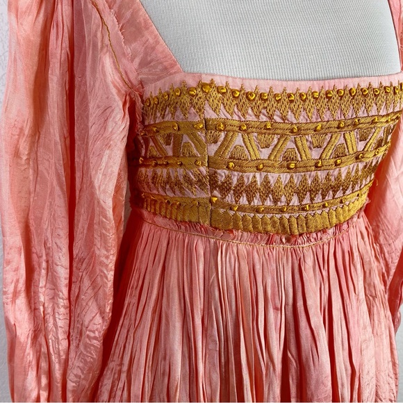 Free People Sahara Salmon Pink Mini Dress - Picture 5 of 10